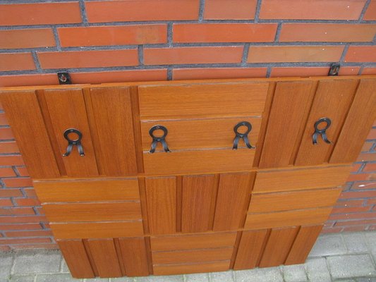 Vintage Teak Wardrobe Rack, 1960s-SZW-873778