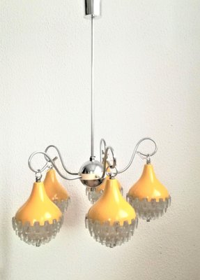 Vintage Teardrop Chandelier, Yugoslavia, 1960s-NKJ-1295609