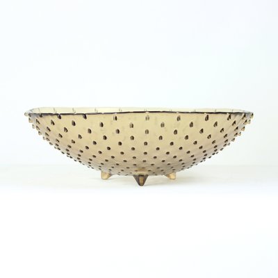 Vintage Teardrop Hobnail Glass Bowl, 1970s-UL-1755196