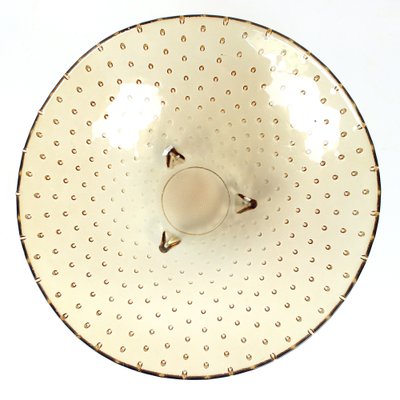 Vintage Teardrop Hobnail Glass Bowl, 1970s-UL-1755196