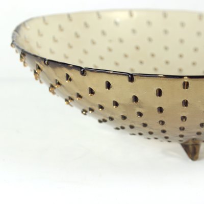 Vintage Teardrop Hobnail Glass Bowl, 1970s-UL-1755196