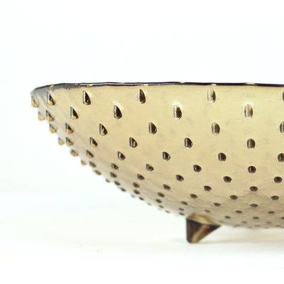 Vintage Teardrop Hobnail Glass Bowl, 1970s-UL-1755196