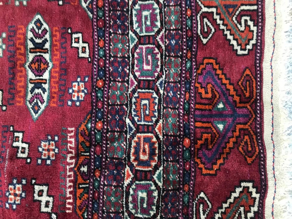 Vintage Tekke Turkmen Boukhara Back