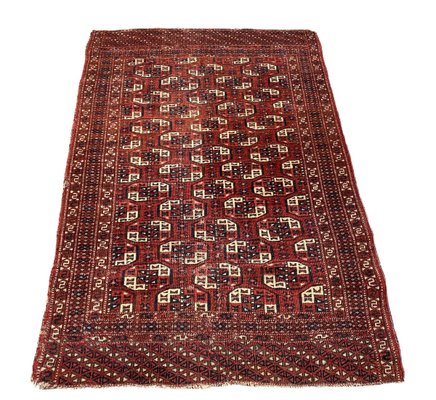 Vintage Tekke Turkoman Rug-AIV-898529