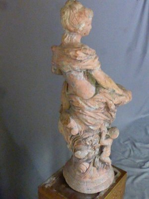 Vintage Terra Cotta Terracotta Sculpture-WSV-1079112