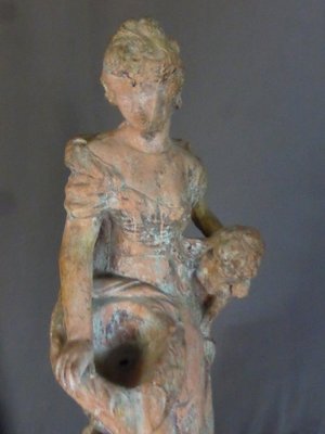 Vintage Terra Cotta Terracotta Sculpture-WSV-1079112