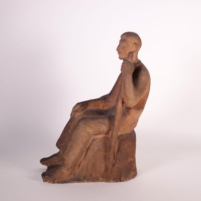 Vintage Terra Cotta Terracotta Statue-VMM-882789