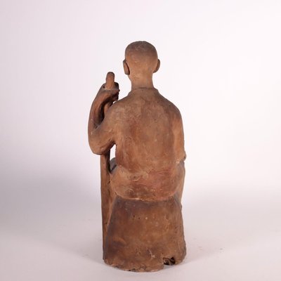 Vintage Terra Cotta Terracotta Statue-VMM-882789