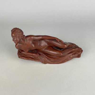 Vintage Terracotta Statue by Josef Vanča, 1960s-TZ-1065791