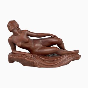 Vintage Terracotta Statue by Josef Vanča, 1960s-TZ-1065791