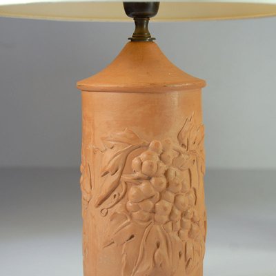 Vintage Terracotta Wine Grape Lamps, Set of 2-GIW-1315498