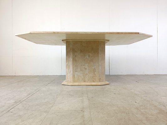 Vintage Tesselated Stone Dining Table by Maithland Smith, 1970s-IRH-1777969