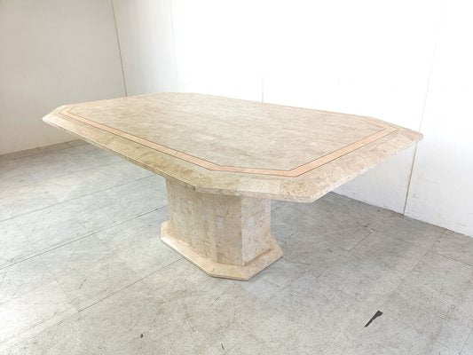 Vintage Tesselated Stone Dining Table by Maithland Smith, 1970s-IRH-1777969