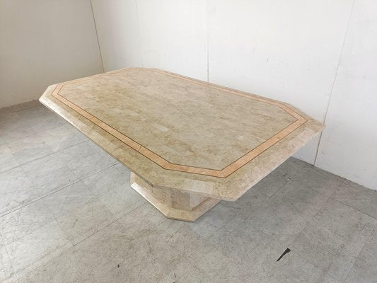 Vintage Tesselated Stone Dining Table from Maithland Smith, 1970s-IRH-1779769