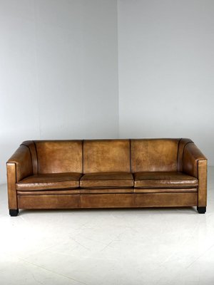 Vintage Three-Seater Sofa in Leather-OXF-1740047