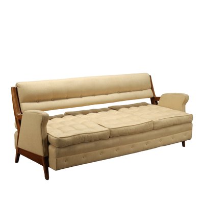 Vintage Three-Seater Sofa in Wood, 1950s-VMM-1730183