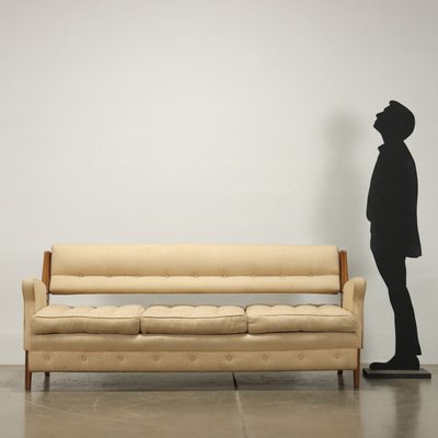 Vintage Three-Seater Sofa in Wood, 1950s-VMM-1730183