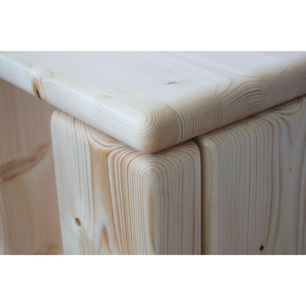 Vintage Timber Stools by Onno Adriaanse, Set of 3