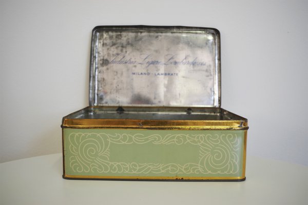 Vintage Tin Boxes from Industria Ligure Lombarda SRL, 19​​60s, Set of 3-KNM-941821