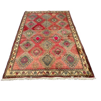 Vintage Traditional Kazak Design Rug, 1970s-AIV-1718749