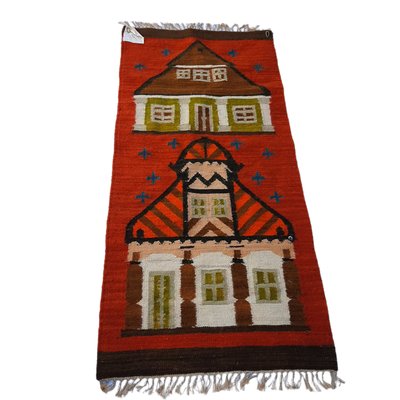 Vintage Traditional Kilim Rug from Poland Kamieniecki-TCS-1273982