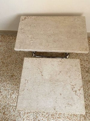 Vintage Travertine Coffee Table-OAQ-1425051