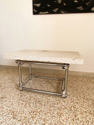 Vintage Travertine Coffee Table-OAQ-1425051