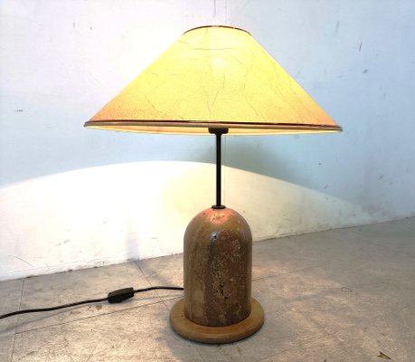 Vintage Travertine Table Lamp, 1970s-IRH-1816857