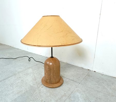 Vintage Travertine Table Lamp, 1970s-IRH-1816857