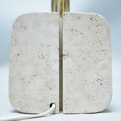 Vintage Travertine Table Lamp from Fratelli Mannelli-MA-1290624