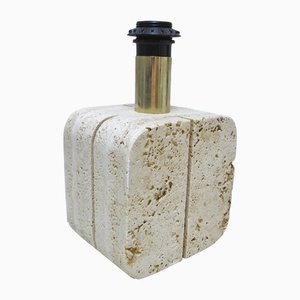 Vintage Travertine Table Lamp from Fratelli Mannelli-MA-1290624