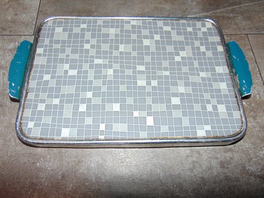 Vintage Tray in Metal & Aluminum, 1950s / 60s-CAQ-1296040