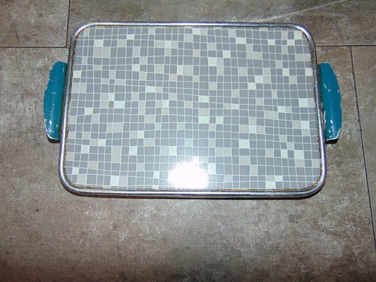 Vintage Tray in Metal & Aluminum, 1950s / 60s-CAQ-1296040