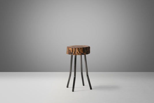 Vintage Tree Trunk Stool, 1940