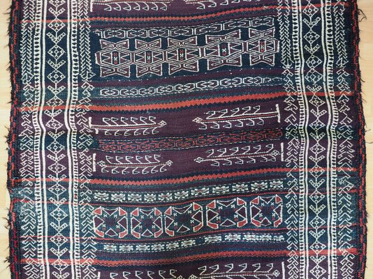 Vintage Tribal Nomadic Beluch Kilim Rug, Afghanistan, 1930s-UZN-1410928