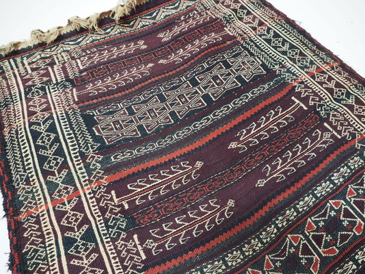 Vintage Tribal Nomadic Beluch Kilim Rug, Afghanistan, 1930s-UZN-1410928