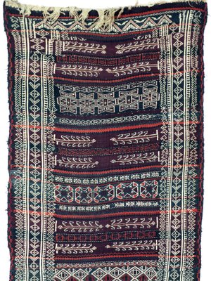 Vintage Tribal Nomadic Beluch Kilim Rug, Afghanistan, 1930s-UZN-1410928