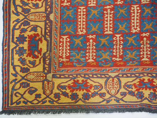 Vintage Tribal Nomadic Sumakh Kilim Rug, 1950s-UZN-1393444