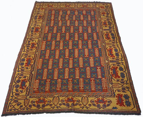 Vintage Tribal Nomadic Sumakh Kilim Rug, 1950s-UZN-1393444