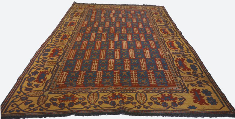 Vintage Tribal Nomadic Sumakh Kilim Rug, 1950s-UZN-1393444