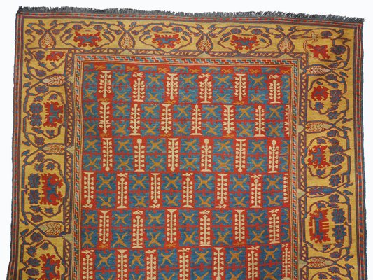 Vintage Tribal Nomadic Sumakh Kilim Rug, 1950s-UZN-1393444