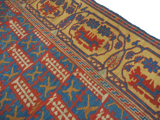 Vintage Tribal Nomadic Sumakh Kilim Rug, 1950s-UZN-1393444