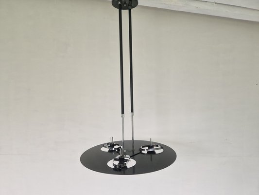 Vintage Triple Spot Pendant Lamp from Dijkstra, 1980s-DGW-2028826