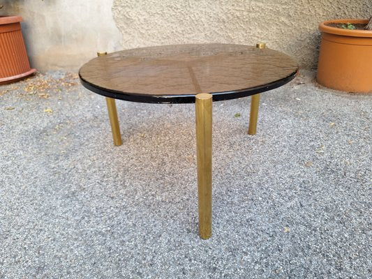 Vintage Tripod Brass Coffee Table-OHK-2020717