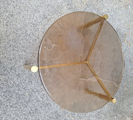 Vintage Tripod Brass Coffee Table-OHK-2020717