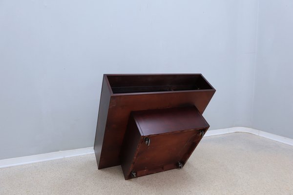 Vintage Trolley Coffee Table with Bar, 1960s-ZQ-1803848