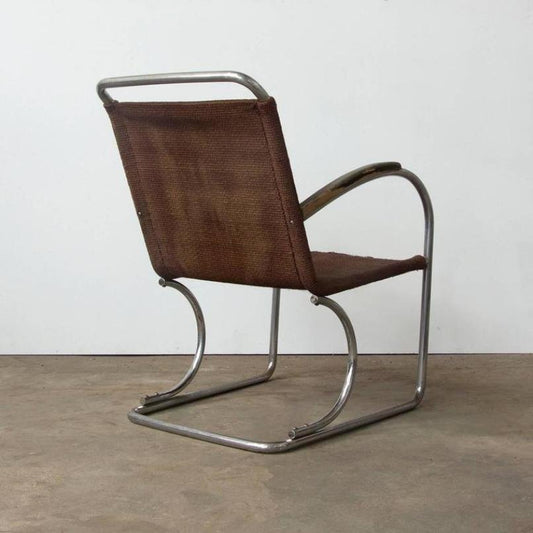 Vintage Tubular Easy Chair, 1950s