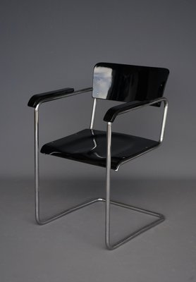 Vintage Tubular Frame Chair from EMS Overschie, 1930s-MB-2034516