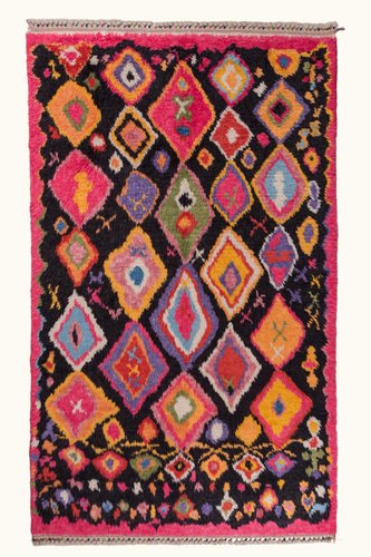 Vintage Tülü Rug in Wool