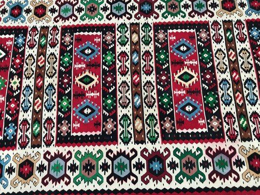 Vintage Turkish Anatolian Kilim Flat Rug-YMM-1061548